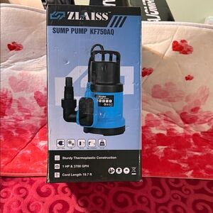 Zlans Blue Sump Pump KF750AQ